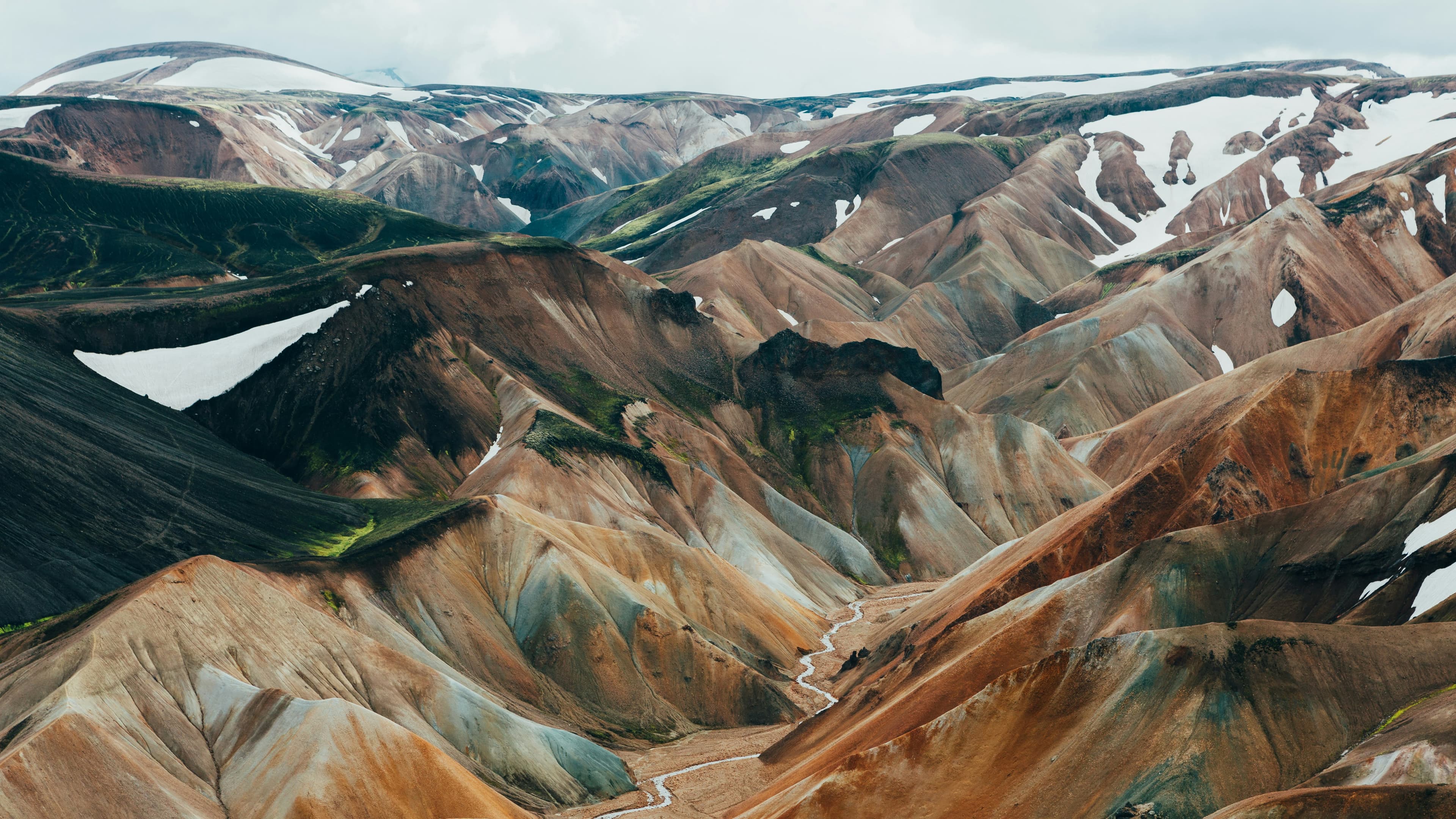 Mountain aerial landscape